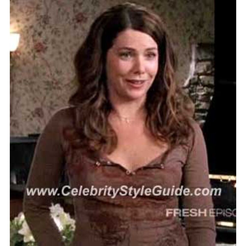 ASO Alternative Gilmore Girls Lorilei brown henley size medium Blue Tattoo